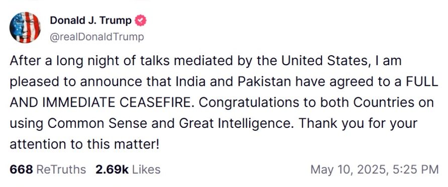 India Pakistan Ceasefire